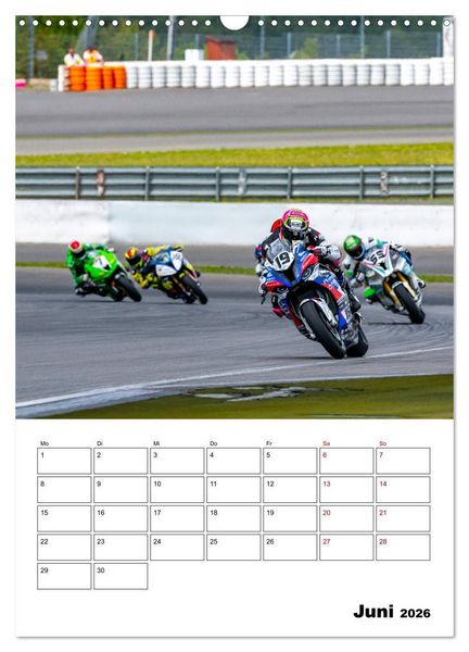 Produktbild: SuperBikes (Wandkalender 2026 DIN A3 hoch), CALVENDO Monatskalender