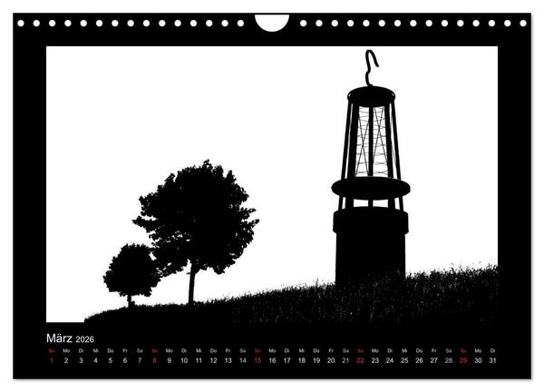 Produktbild: Ruhrpott und Niederrhein in Schwarzwei&szlig; (Wandkalender 2026 DIN A4 quer), CALVENDO Monatskalender