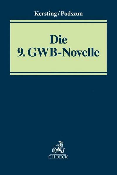 Produktbild: Die 9. GWB-Novelle