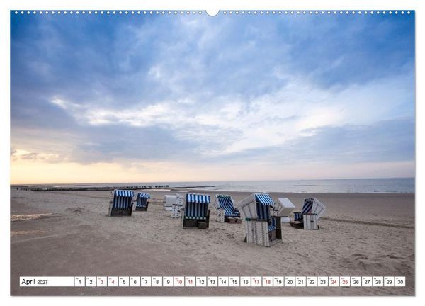 Produktbild: Wangerooge - Momente einer Reise (Wandkalender 2027 DIN A2 quer), CALVENDO Monatskalender