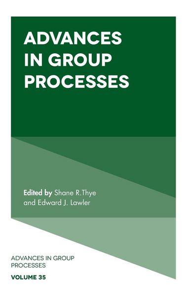 Produktbild: Advances in Group Processes