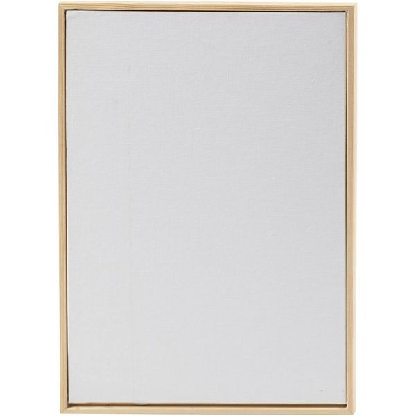 Produktbild: Creativ Company Malpappe mit Rahmen, A4, Gr&ouml;&szlig;e 29,7x21 cm, 280 g, Wei&szlig;, 10 Stk