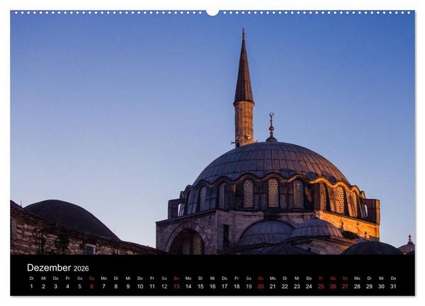 Produktbild: Unterwegs in Istanbul (hochwertiger Premium Wandkalender 2026 DIN A2 quer), Kunstdruck in Hochglanz