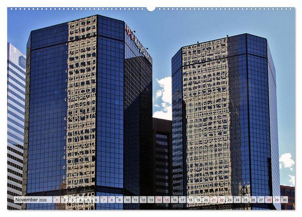 Produktbild: Denver Stadtansichten (Wandkalender 2026 DIN A2 quer), CALVENDO Monatskalender
