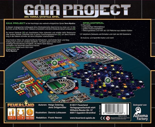 Produktbild: Gaia Project (deutsch)