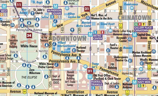 Produktbild: Washington D.C., Borch Map