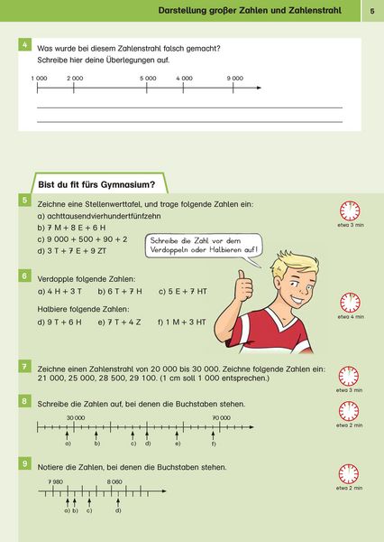 Produktbild: Klett Sicher ins Gymnasium Mathematik 4. Klasse