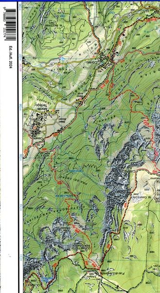 Produktbild: Tabacco Wandern Dolomiti Brenta 1:25000