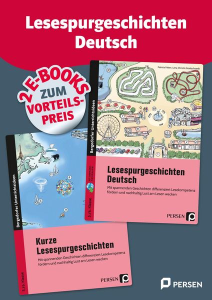 Produktbild: Doppelband: Lesespurgeschichten Deutsch - Sek