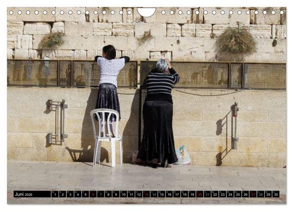 Produktbild: Jerusalem - die Goldene Stadt (Wandkalender 2026 DIN A4 quer), CALVENDO Monatskalender