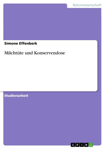 Produktbild: Milcht&uuml;te und Konservendose