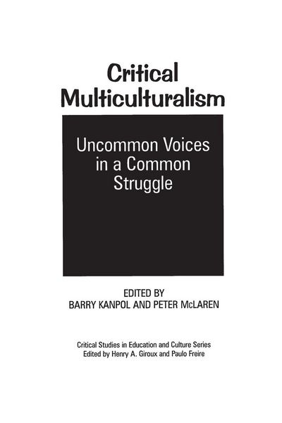 Produktbild: Critical Multiculturalism