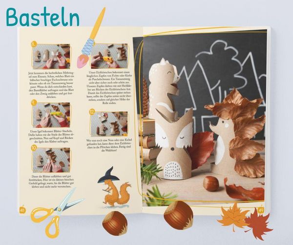 Produktbild: Basteln & Spielen mit Petronella Apfelmus - 99 zauberhafte Ideen f&uuml;r Herbst und Winter