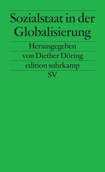Produktbild: Sozialstaat in der Globalisierung