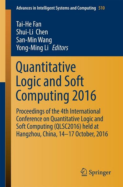 Produktbild: Quantitative Logic and Soft Computing 2016