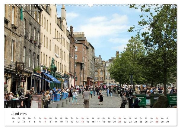 Produktbild: Schottlands Hauptstadt Edinburgh (Wandkalender 2026 DIN A2 quer), CALVENDO Monatskalender