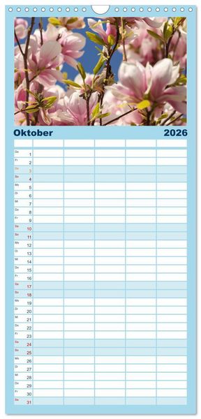 Produktbild: Familienplaner 2026 - B&auml;ume, der Atem der Natur mit 5 Spalten (Wandkalender, 21 x 45 cm) CALVENDO