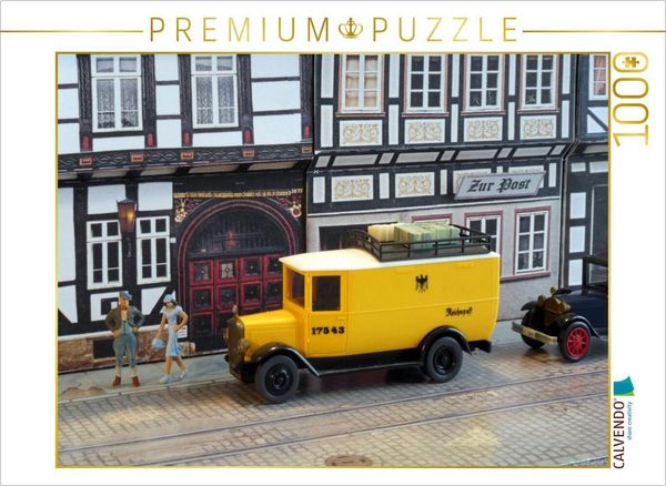 CALVENDO Puzzle Hoch auf dem gelben Wagen | 1000 Teile Lege-Größe 64x48cm Foto-Puzzle für glückliche Stunden