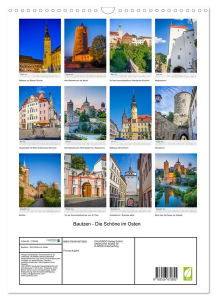 Produktbild: Bautzen - Die Sch&ouml;ne im Osten (Wandkalender 2026 DIN A3 hoch), CALVENDO Monatskalender