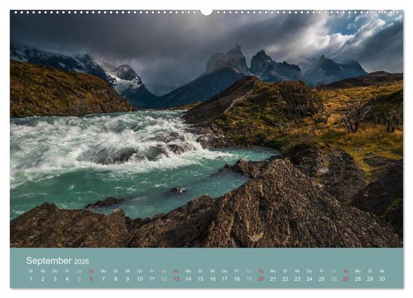 Produktbild: Patagonien-Land der Extreme (hochwertiger Premium Wandkalender 2026 DIN A2 quer), Kunstdruck in Hochglanz