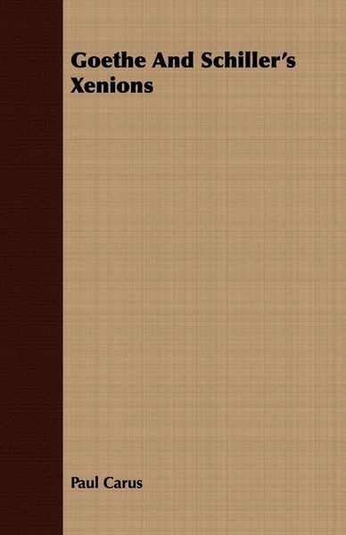 Produktbild: Goethe And Schiller's Xenions