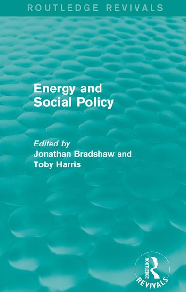 Produktbild: Energy and Social Policy (Routledge Revivals)