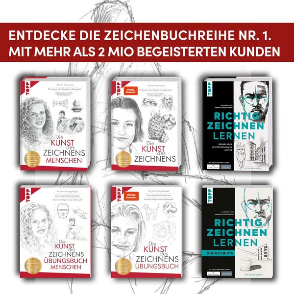 Produktbild: Die Kunst des Zeichnens Menschen. Die beste Zeichenschule
