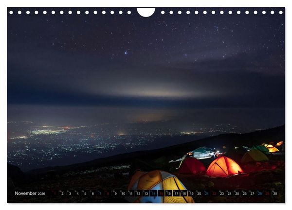 Produktbild: Kilimanjaro - das Dach Afrikas (Wandkalender 2026 DIN A4 quer), CALVENDO Monatskalender