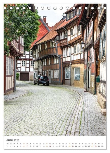 Produktbild: Die Stadt Hornburg (Tischkalender 2026 DIN A5 hoch), CALVENDO Monatskalender