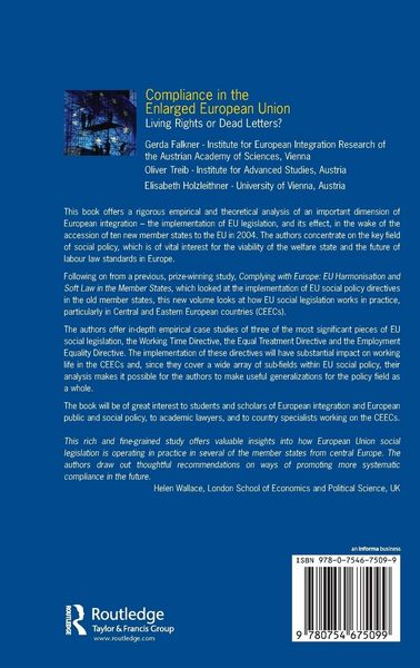 Produktbild: Compliance in the Enlarged European Union