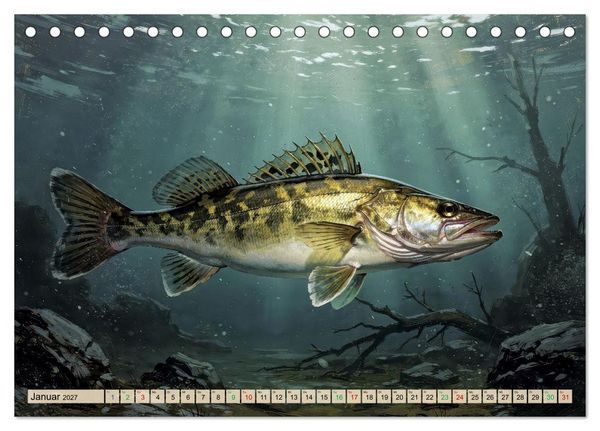 Produktbild: Talsperren - Zander (Tischkalender 2027 DIN A5 quer), CALVENDO Monatskalender