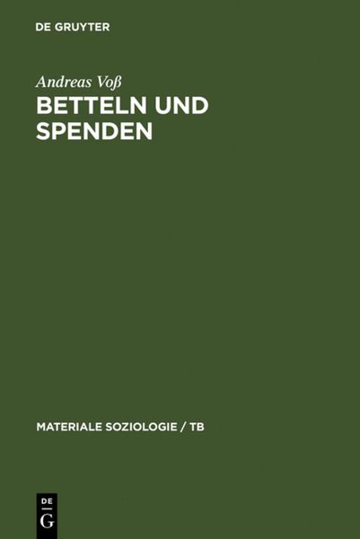 Produktbild: Betteln und Spenden