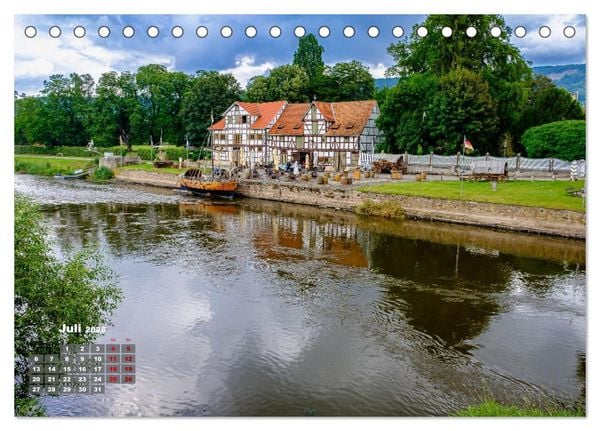 Produktbild: Die Werra in Hessen (Tischkalender 2026 DIN A5 quer), CALVENDO Monatskalender