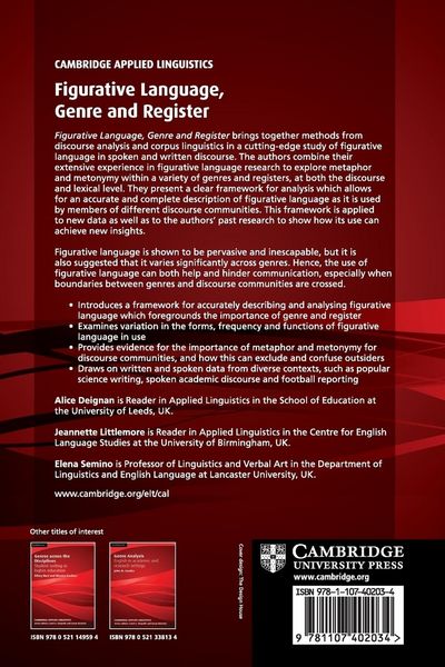 Produktbild: Figurative Language, Genre and Register