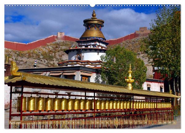 Produktbild: Stupas &ndash; Buddhistische Sakralbauten 2026 (hochwertiger Premium Wandkalender 2026 DIN A2 quer), Kunstdruck in Hochglanz