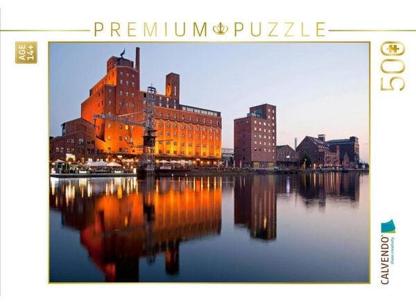 CALVENDO Puzzle Innenhafen Duisburg | 500 Teile Lege-Größe 48 × 36 cm Foto-Puzzle für Erwachsene
