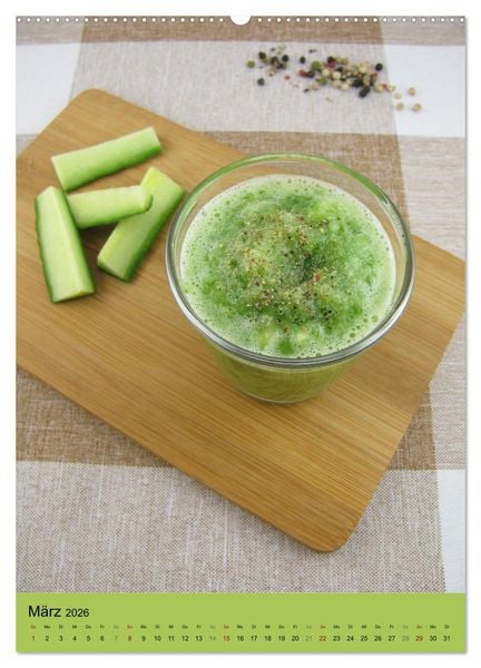 Produktbild: Detox Drinks! Gesund und lecker (Wandkalender 2026 DIN A2 hoch), CALVENDO Monatskalender