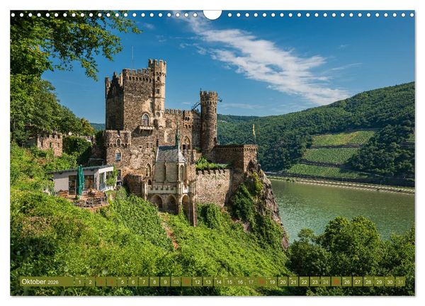 Produktbild: Burgen und Festungen am Mittelrhein (Wandkalender 2026 DIN A3 quer), CALVENDO Monatskalender
