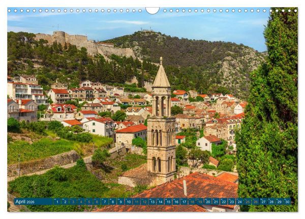 Produktbild: Insel Hvar - Der sonnigste Platz der Adria (Wandkalender 2026 DIN A3 quer), CALVENDO Monatskalender