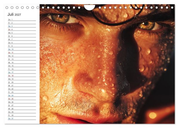 Produktbild: Sinnliche M&auml;nner (Wandkalender 2027 DIN A4 quer), CALVENDO Monatskalender
