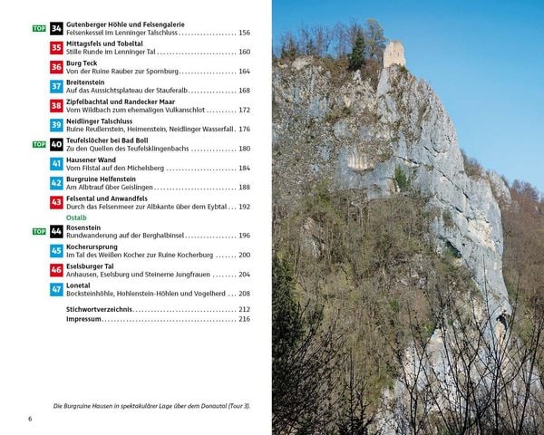 Produktbild: ROTHER Wanderbuch Wilde Wege Schw&auml;bische Alb