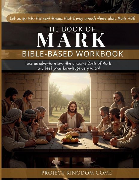Produktbild: The Book of Mark I Kids Workbook to Help Children Study and Understand the Bible I Biblical quizzes for kids ages 9 and above
