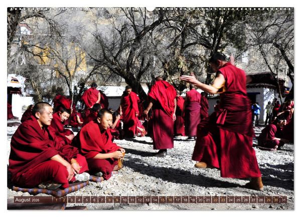 Produktbild: Tibet bewegt (hochwertiger Premium Wandkalender 2026 DIN A2 quer), Kunstdruck in Hochglanz
