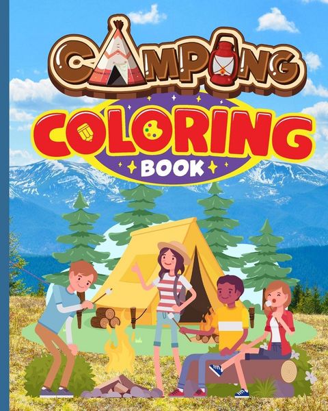 Produktbild: Camping Coloring Book