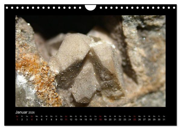 Produktbild: Mineralien aus dem Sauerland (Wandkalender 2026 DIN A4 quer), CALVENDO Monatskalender