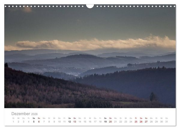 Produktbild: Sauerl&auml;nder Berge (Wandkalender 2026 DIN A3 quer), CALVENDO Monatskalender