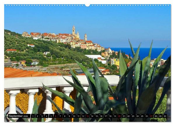 Produktbild: Ligurien - Berge und Meer (Wandkalender 2026 DIN A2 quer), CALVENDO Monatskalender