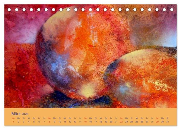 Produktbild: Kunstkalender 2026 - Augenblicke der Malerei (Tischkalender 2026 DIN A5 quer), CALVENDO Monatskalender