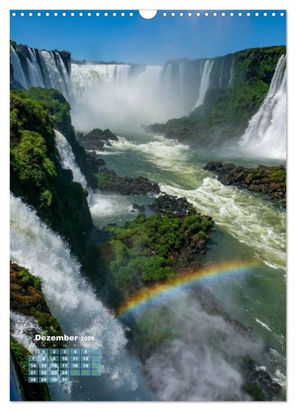 Produktbild: Wasserf&auml;lle aus aller Welt (Wandkalender 2026 DIN A3 hoch), CALVENDO Monatskalender