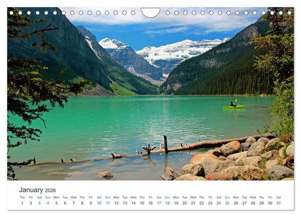 Produktbild: Icefields Parkway in Canada (Wall Calendar 2026 DIN A4 landscape), CALVENDO 12 Month Wall Calendar
